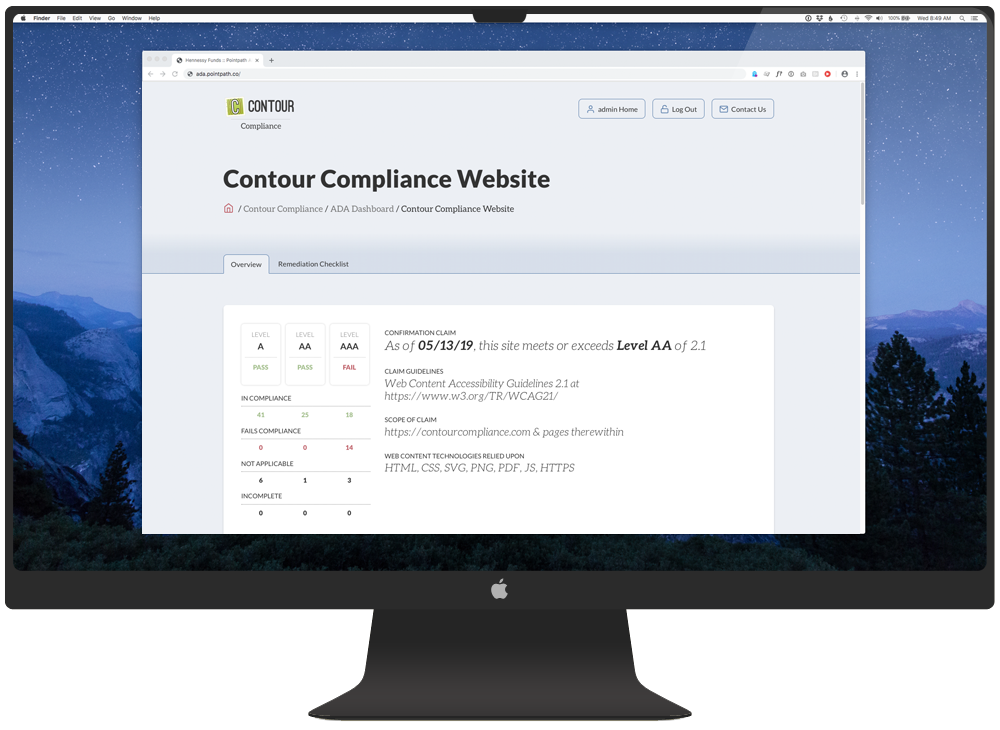 Formal Compliance Claim